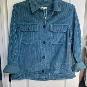 Women’s Llbean Corduroy button up medium